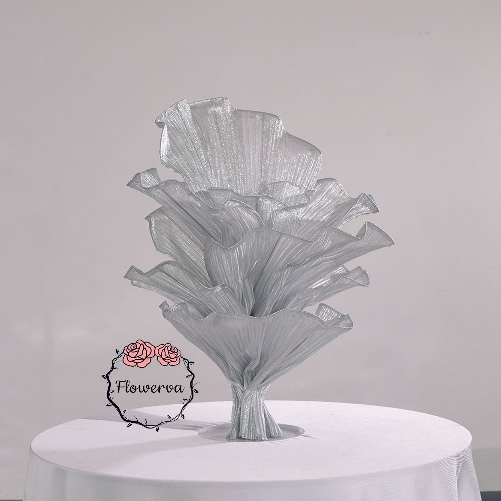 Flowerva Height Fabric Table Flower Wedding Decor(Without Flowers)
