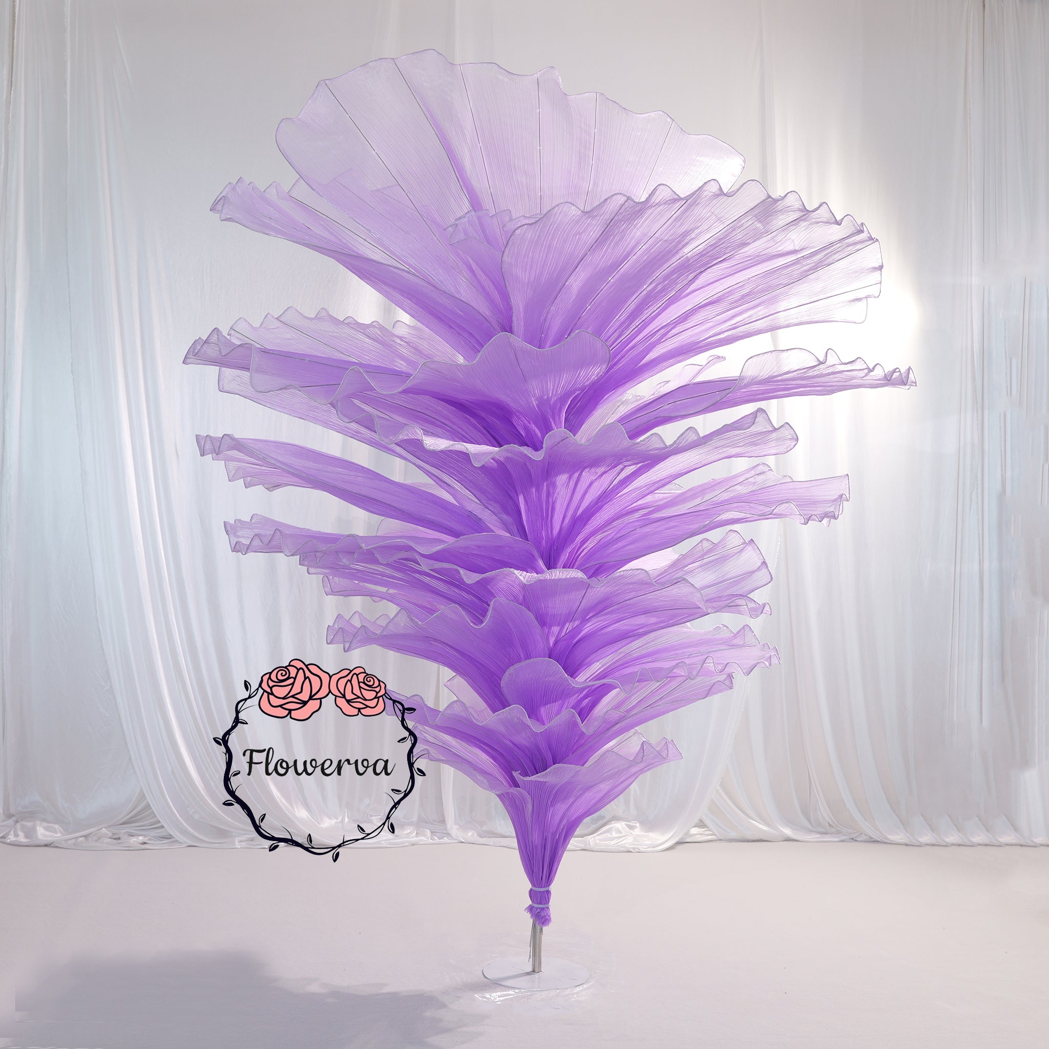 Flowerva Gradient Violet Wedding Table Flower Ready