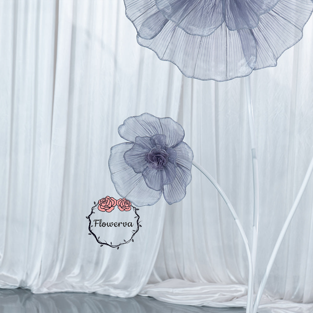 Flowerva Fabric Giant Flower Centerpiece Luxury Wedding & Event Decor