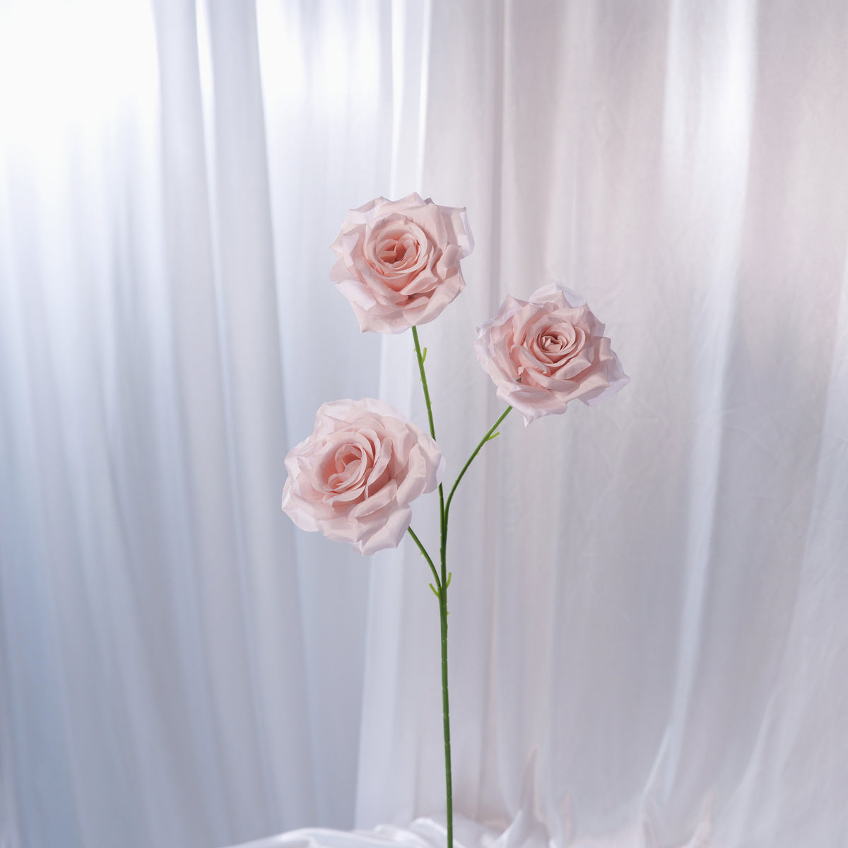 Flowerva Luxury Artificial Fabric Roses Wedding & Event Decor