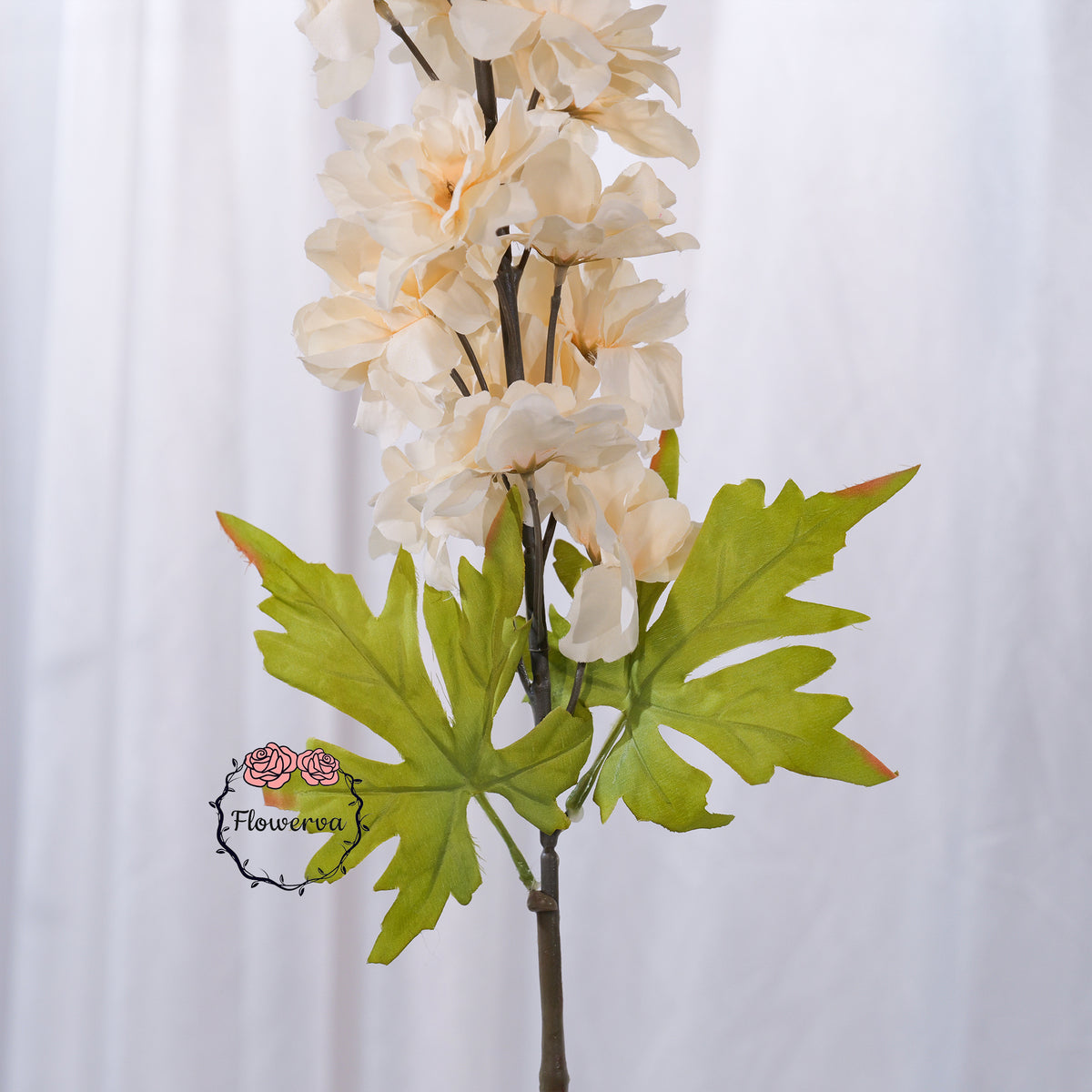 Flowerva Luxury Artificial Fabric Delphinium Wedding & Event Decor
