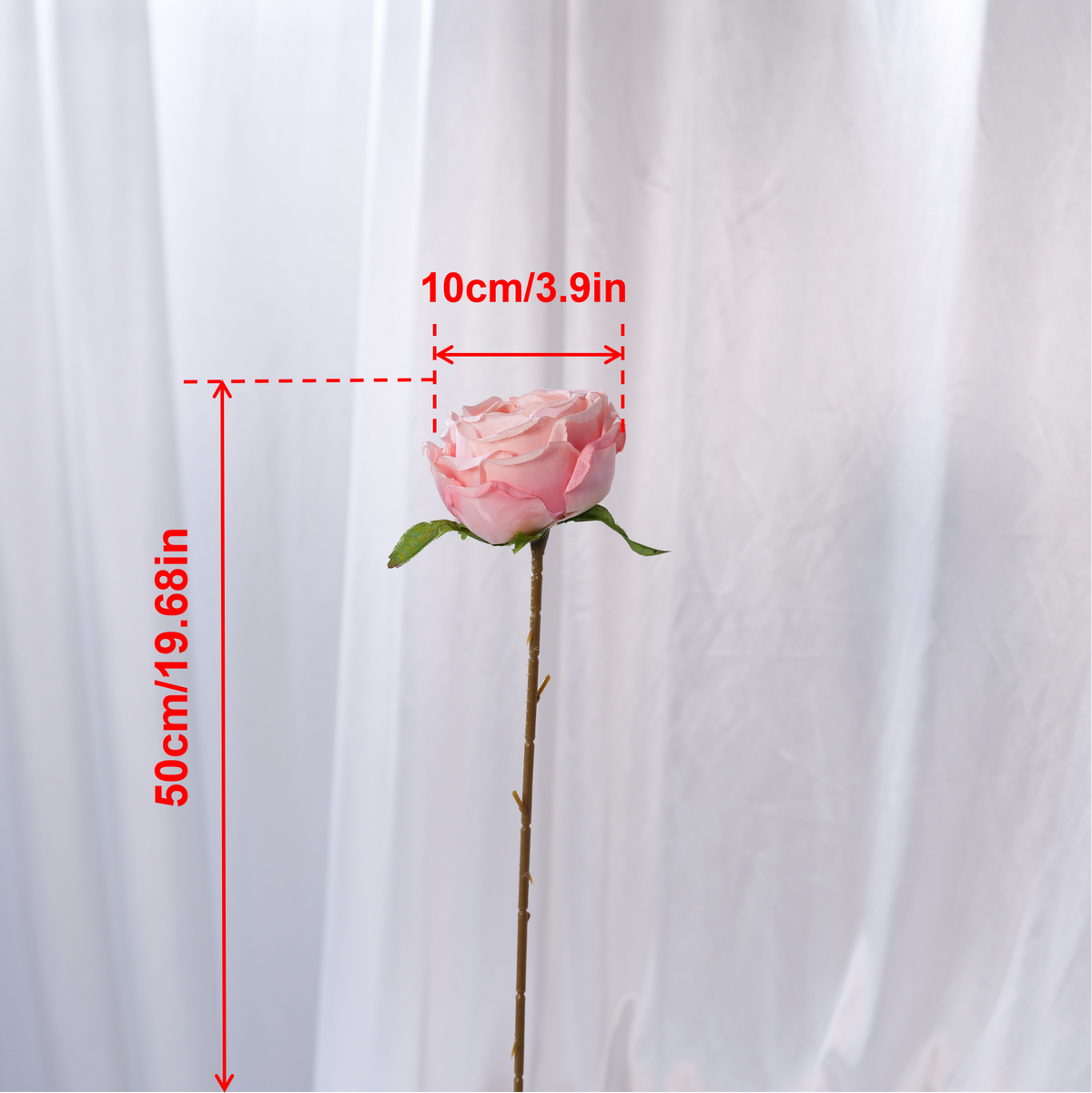 Flowerva Luxury Artificial Fabric Roses Wedding & Event Decor