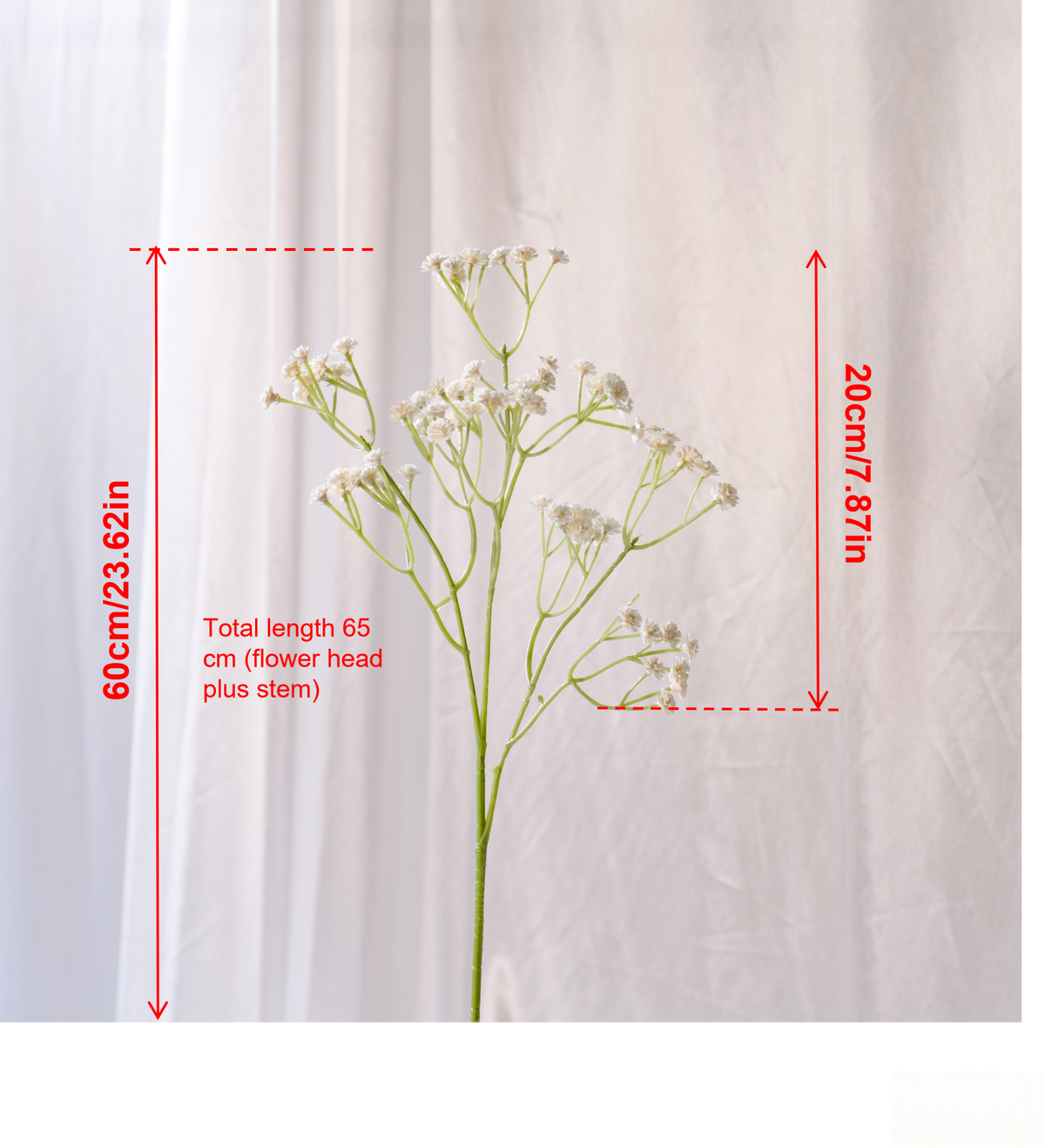 Flowerva Luxury Artificial Fabric Baby’s Breath Wedding & Event Decor
