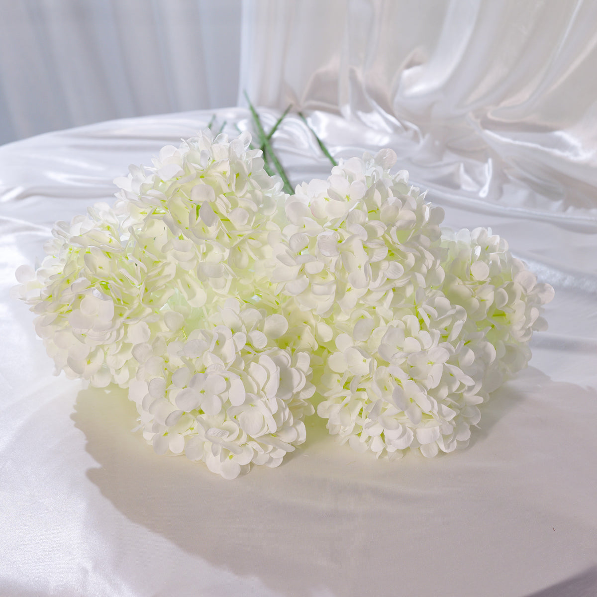 Flowerva Luxury Artificial Fabric Hydrangea Wedding & Event Decor