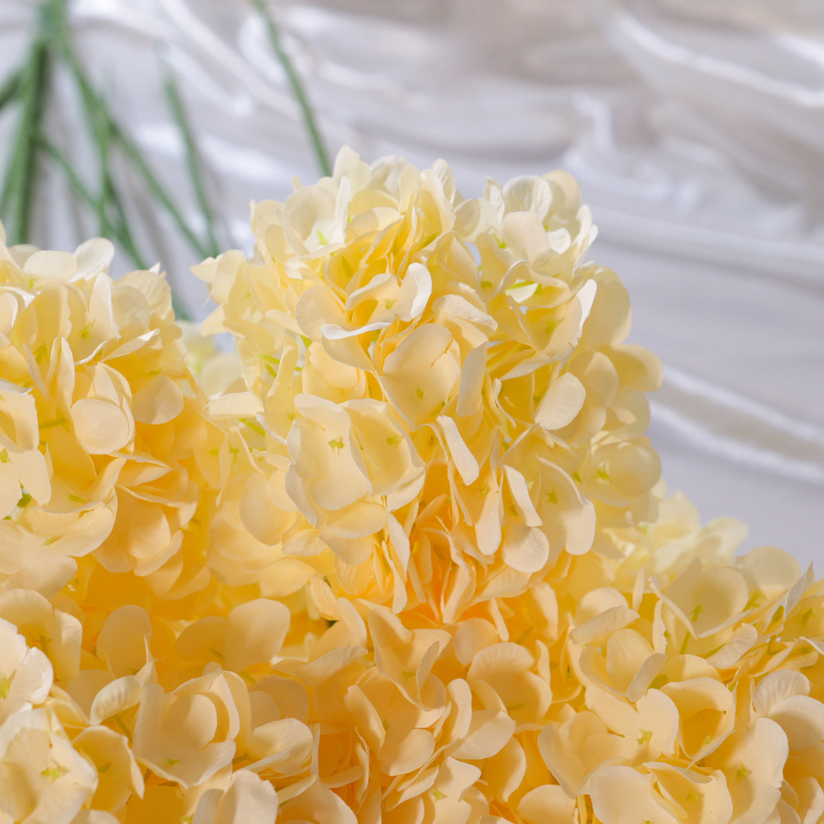 Flowerva Luxury Artificial Fabric Hydrangea Wedding & Event Decor