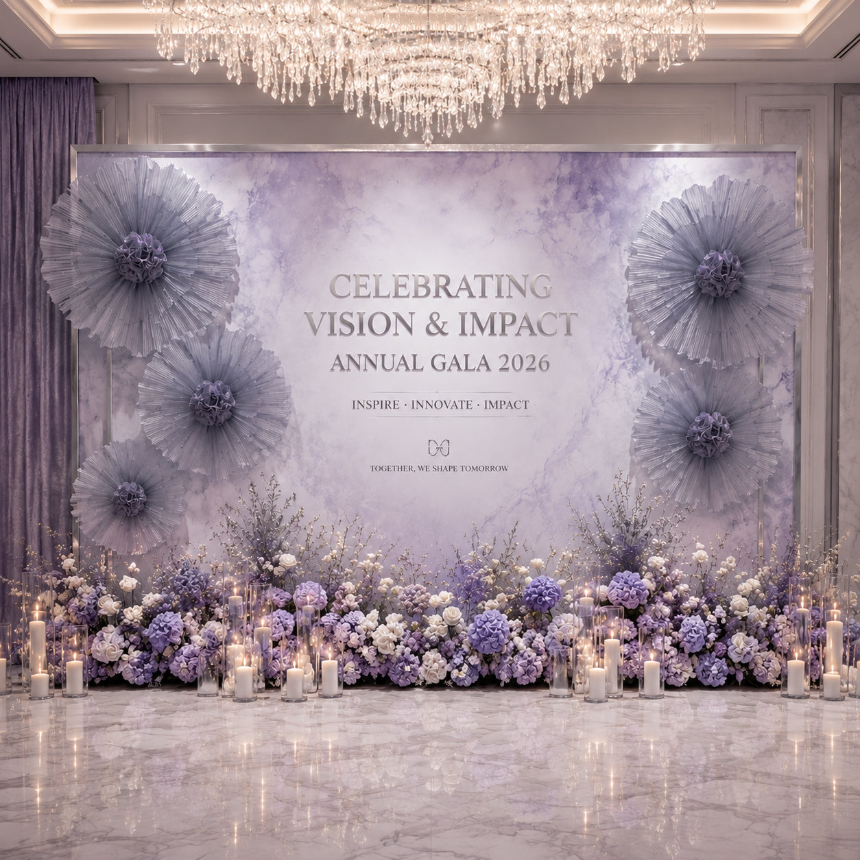 Flowerva Morandi Vein Silhouette Premium Decor