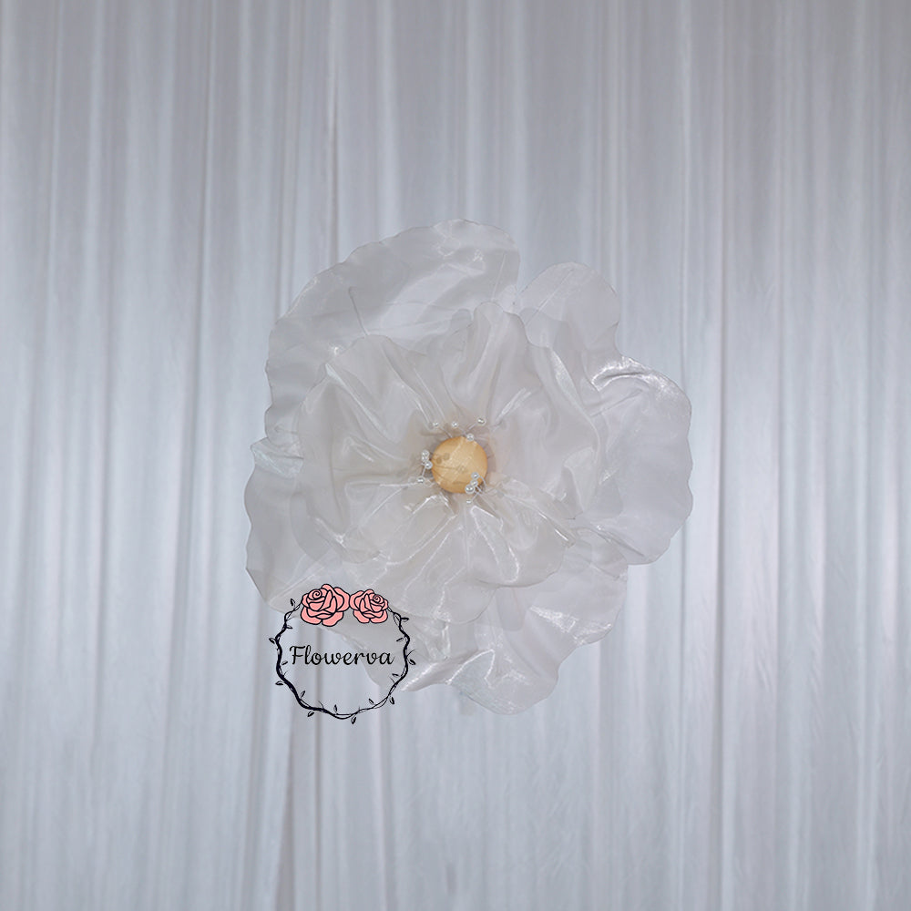 Flowerva Ivory Core Wave Contour Premium Decor