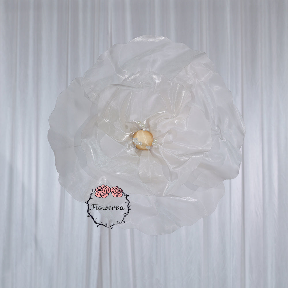 Flowerva Ivory Core Wave Contour Premium Decor