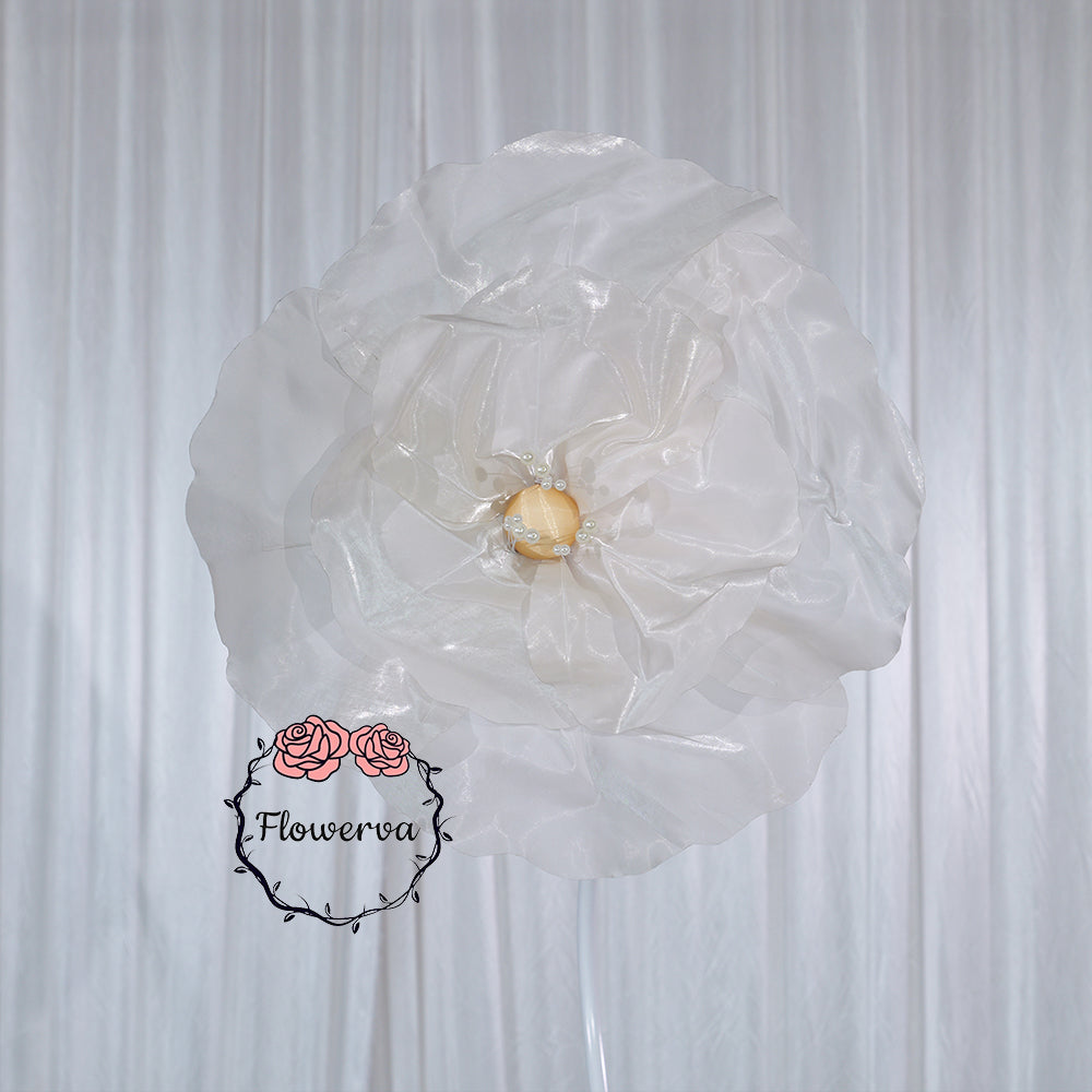 Flowerva Ivory Core Wave Contour Premium Decor