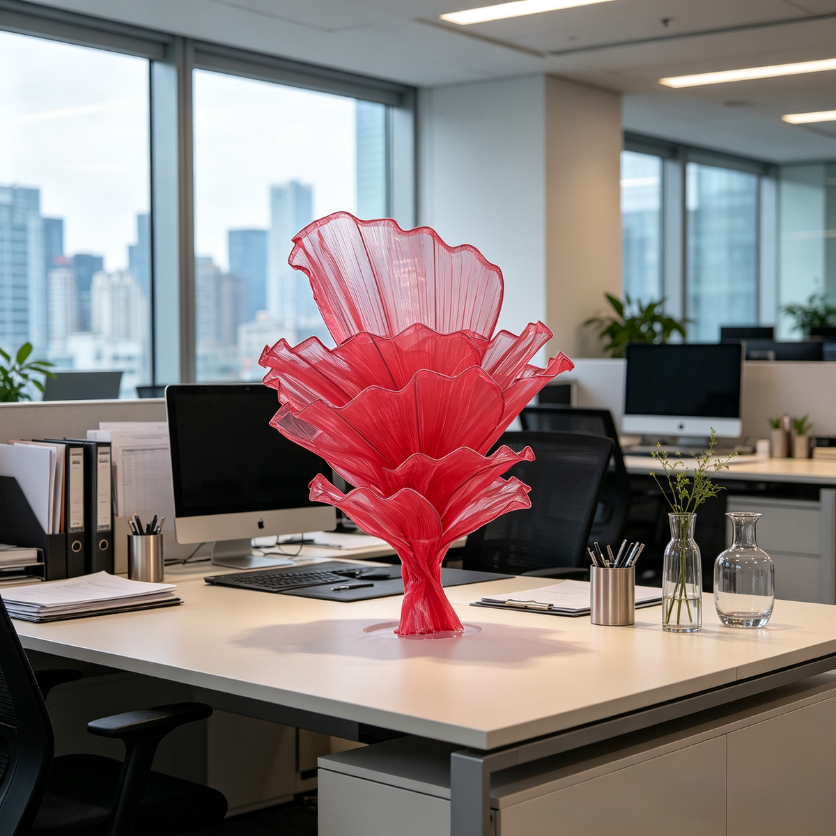 Flowerva Signature Sculptural Floral Centerpiece