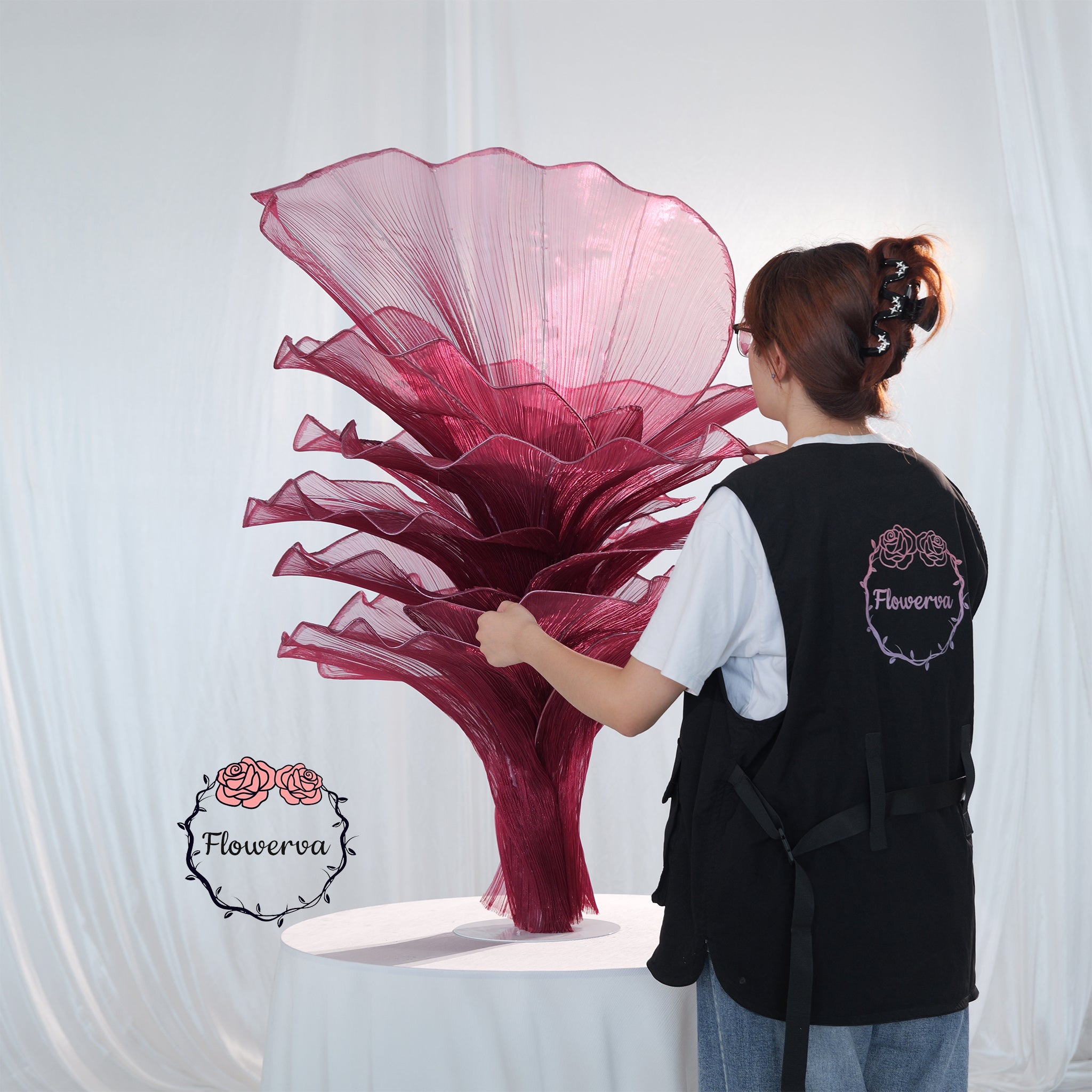 Ensemble de 36 pétales semi-finis