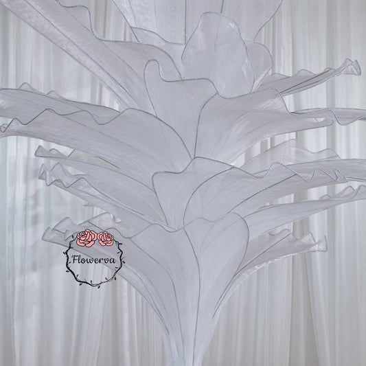 Flowerva Artistic Wedding Table Decorations Pure White