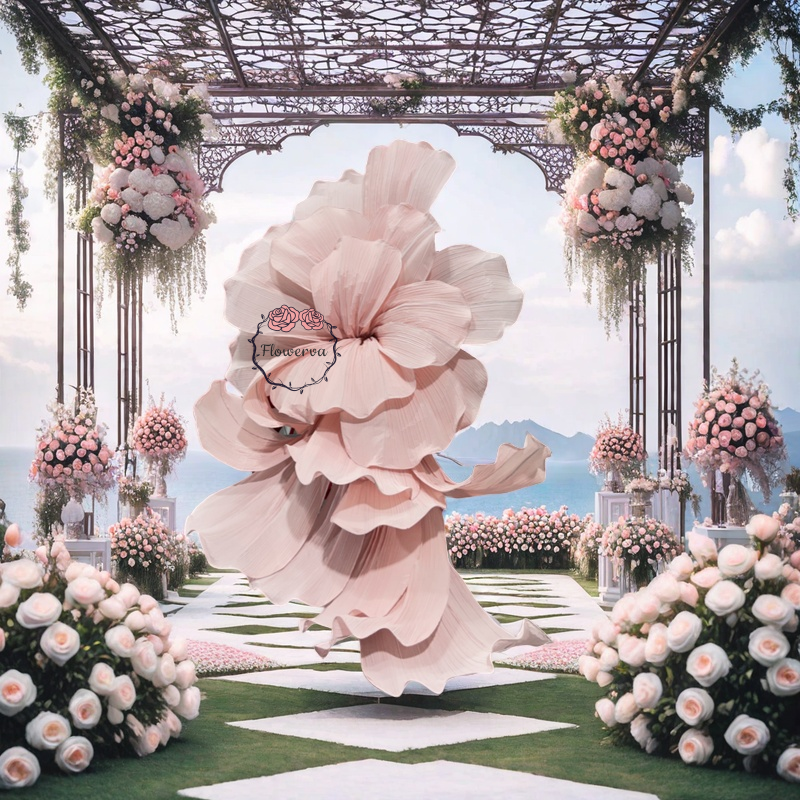 Flowerva Cloud Veil Oversized Statement Bloom
