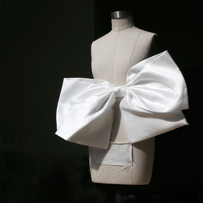 Satin Bow Accessory for Bridal Gowns