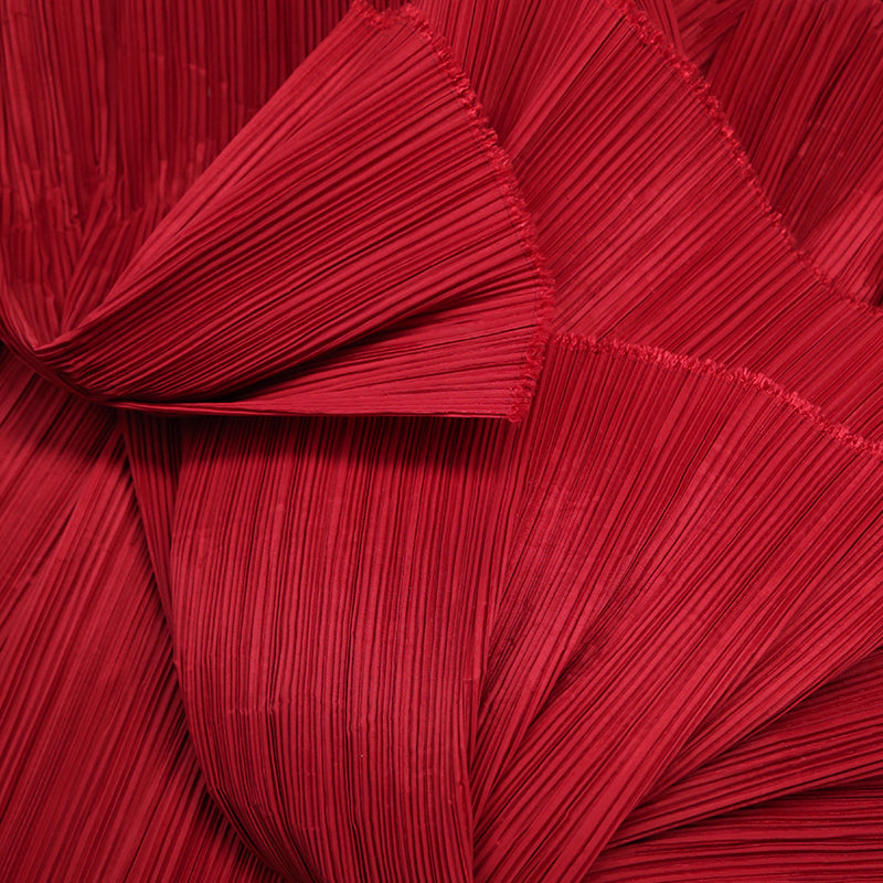 Tissu de gravure décoratif plissé Flowerva
