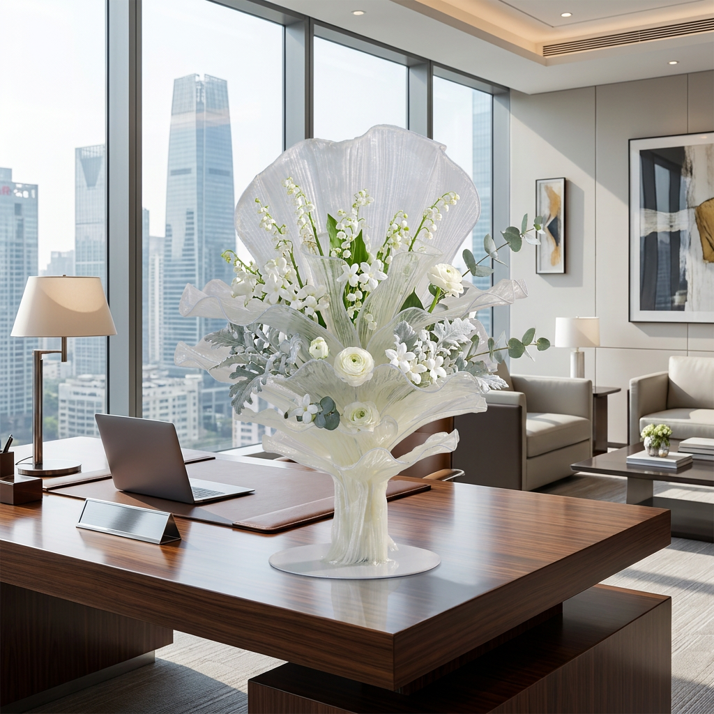 Flowerva Signature Sculptural Table Flower Ceremony Decor