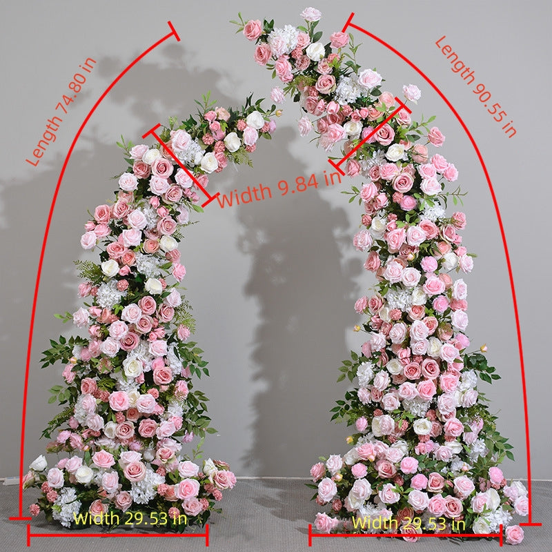 Corne de mouton en forme de rose simulée fleur Art fête de mariage activité de plein air mise en page fond