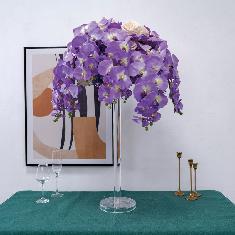 Flowerva Wedding Table Center Decoration Colorful Orchid Flower Ball Corridor Arrangement