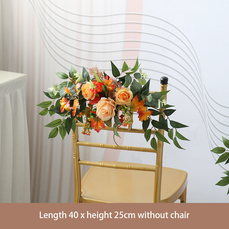 Flowerva New 5D Black Feather Fabric Flower Wall Wedding Backdrop Decor Birthday Party Event Props Window Display Cloth Green Plants Wall