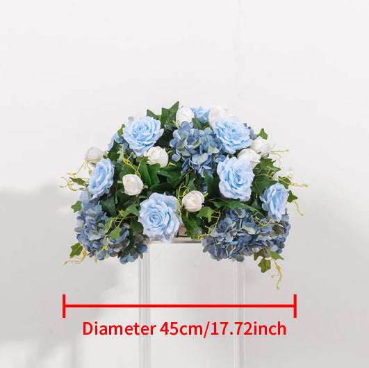 Flowerva – boule de fleurs artificielles, scène de fête, Floral de luxe personnalisé, centre de Table de mariage, 60/70cm
