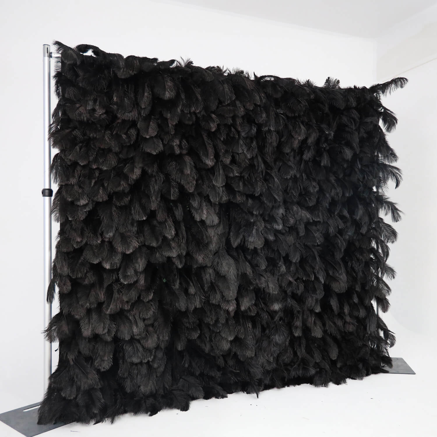 Flowerva Stunning Balck Rose Cascade Flower Wall Flower wall