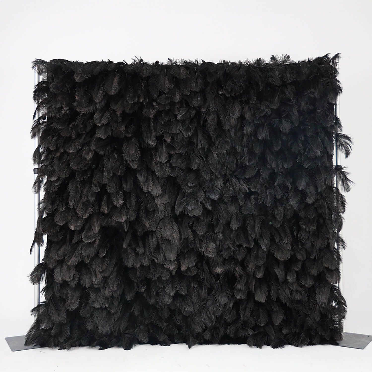 Flowerva Stunning Balck Rose Cascade Flower Wall Flower wall