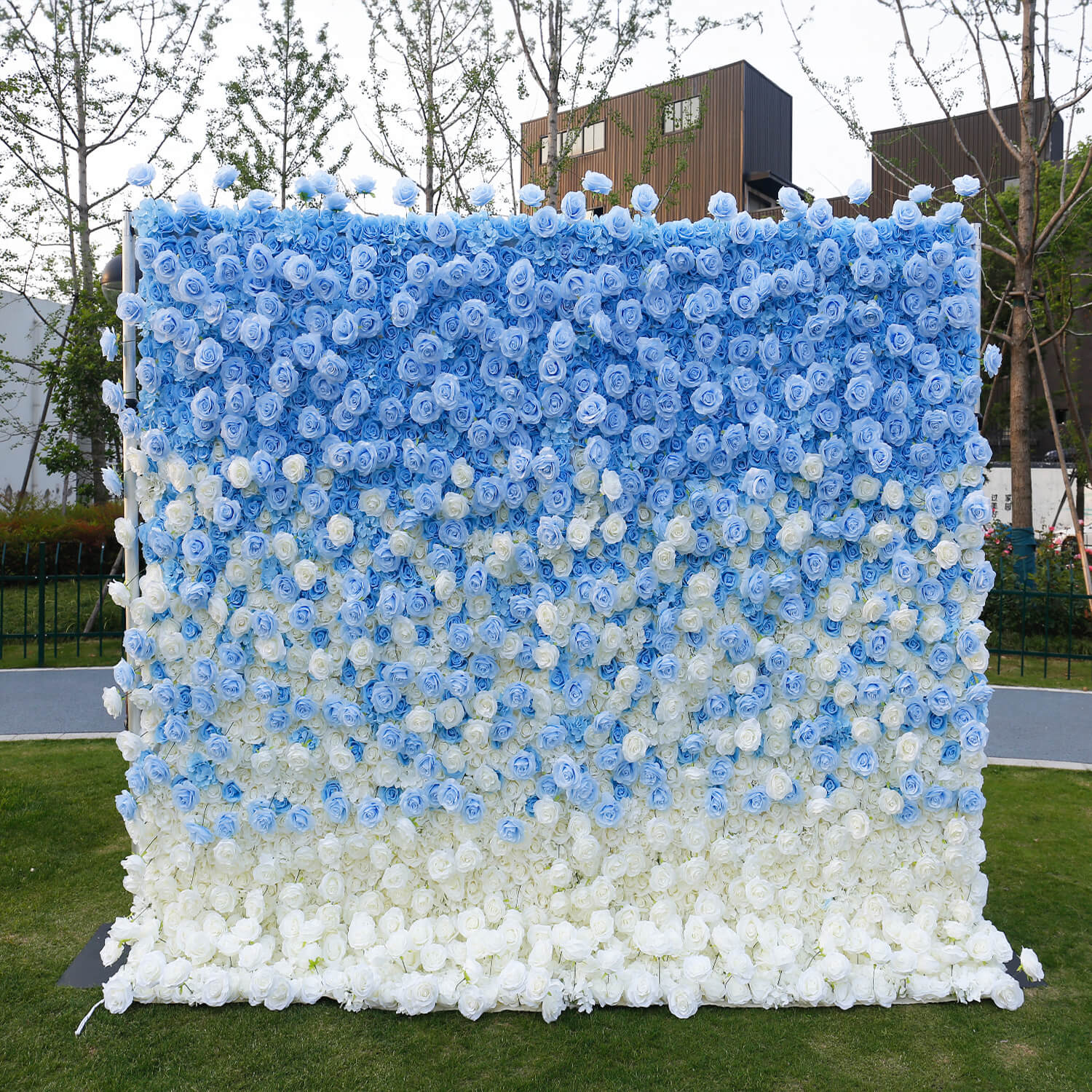 Flowerva Romantic Rose Flower Arrangement Decorating The Flower Wall