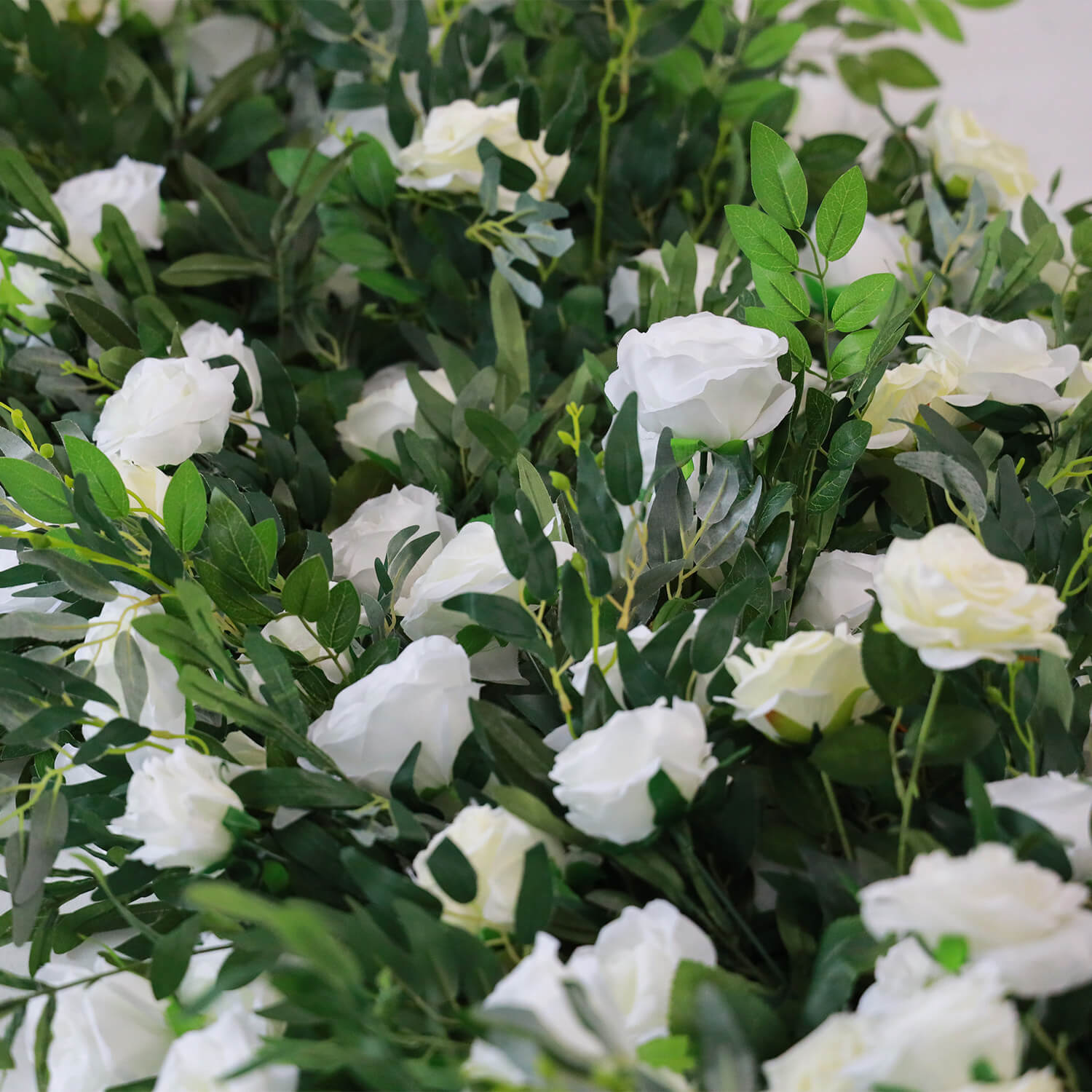 Flowerva Enchanting Verdant Green Arch Floral Wall Wedding Party Decor