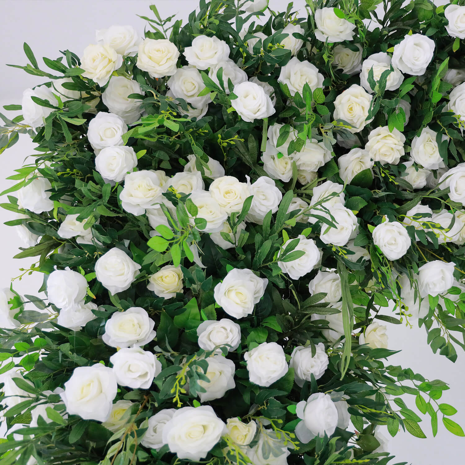 Flowerva Enchanting Verdant Green Arch Floral Wall Wedding Party Decor