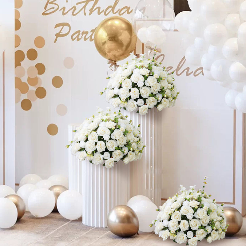 Flowerva Road guide rose artificial flower ball wedding decoration