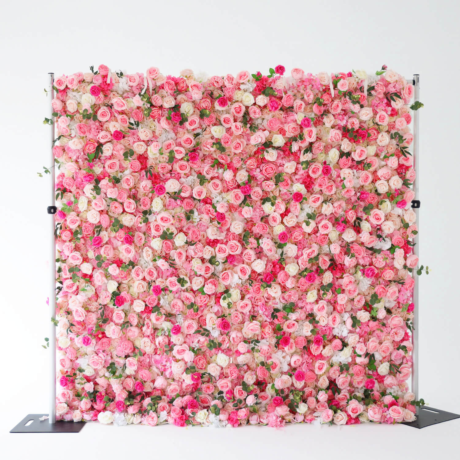 Flowerva Pink Romantic Blooms Wedding Floral Wall Scene Decor