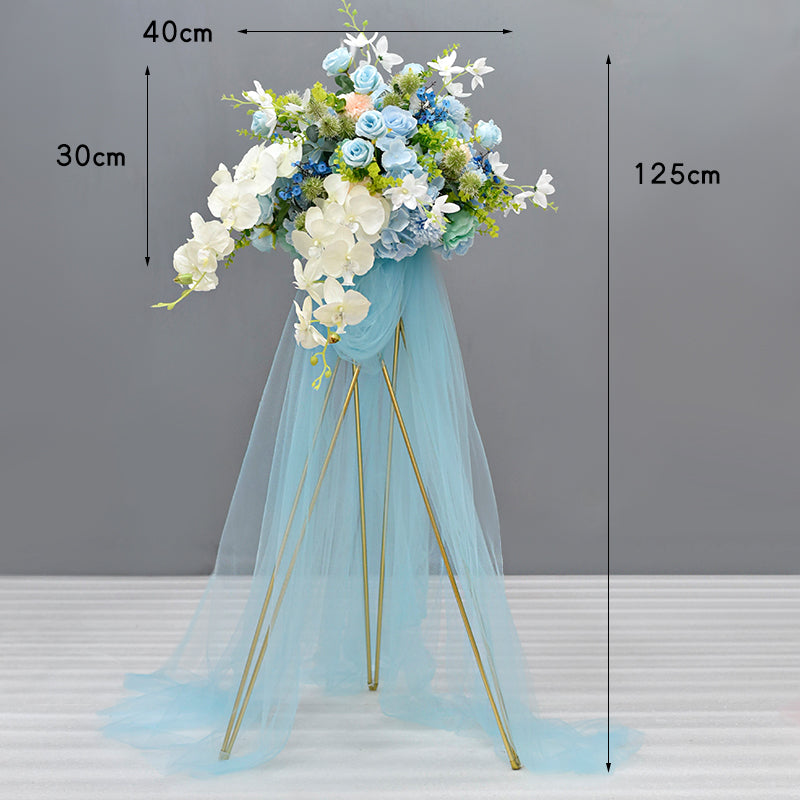 Flowerva Tripod Flower Basket Simulated Flower Wedding Guide Decoration