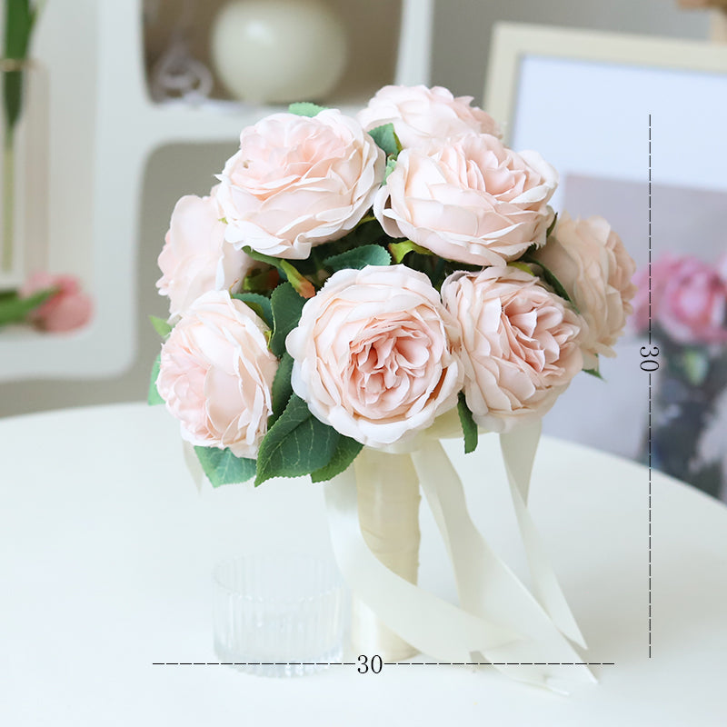 Flowerva French Noble Artificial Flowers Wedding Bouquet