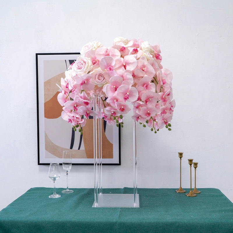Flowerva Wedding Table Center Decoration Colorful Orchid Flower Ball Corridor Arrangement