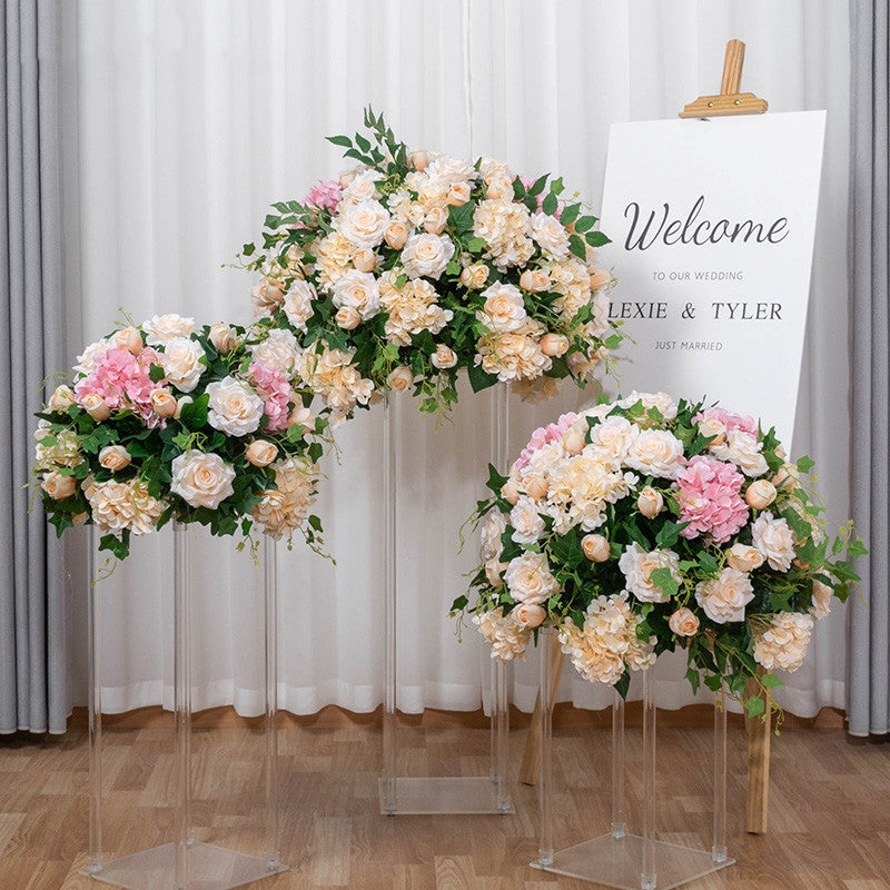 Flowerva Artificial Flower Ball Party Stage Floral Wedding Table Centerpiece