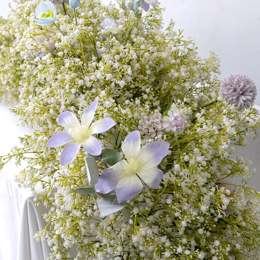 Flowerva Decorative Starry Long Table Simulated Flower Arrangement