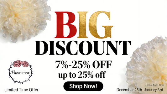 🌟 Flowerva Special Holiday Fabric Discount! 🌟