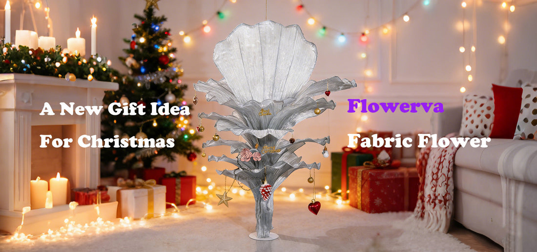 A Unique Christmas Gift: Flowerva Fabric Flower Decorations