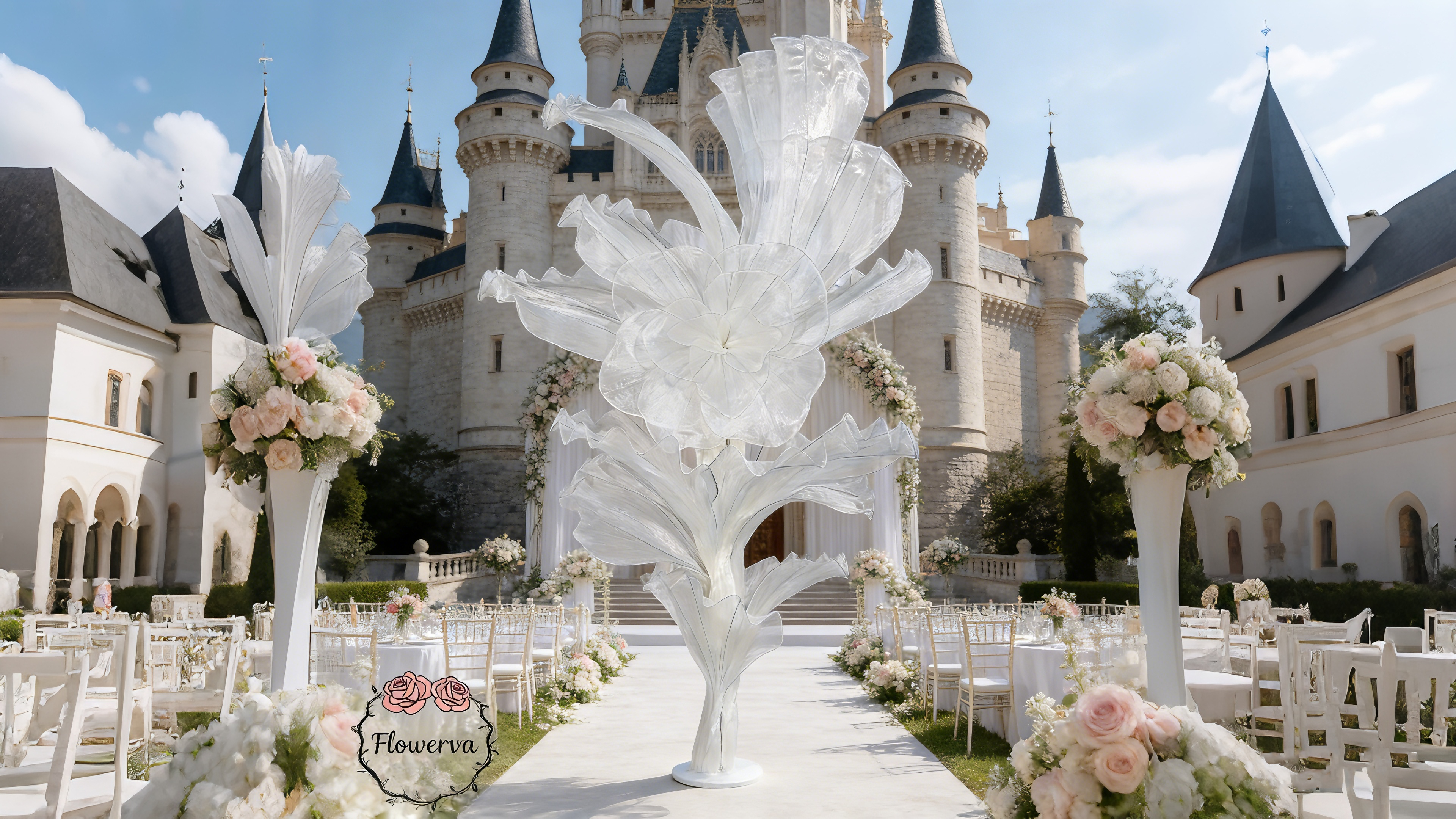 Creating Unforgettable Wedding Decor: The Elegance of Flowerva Custom Fabric Flowers