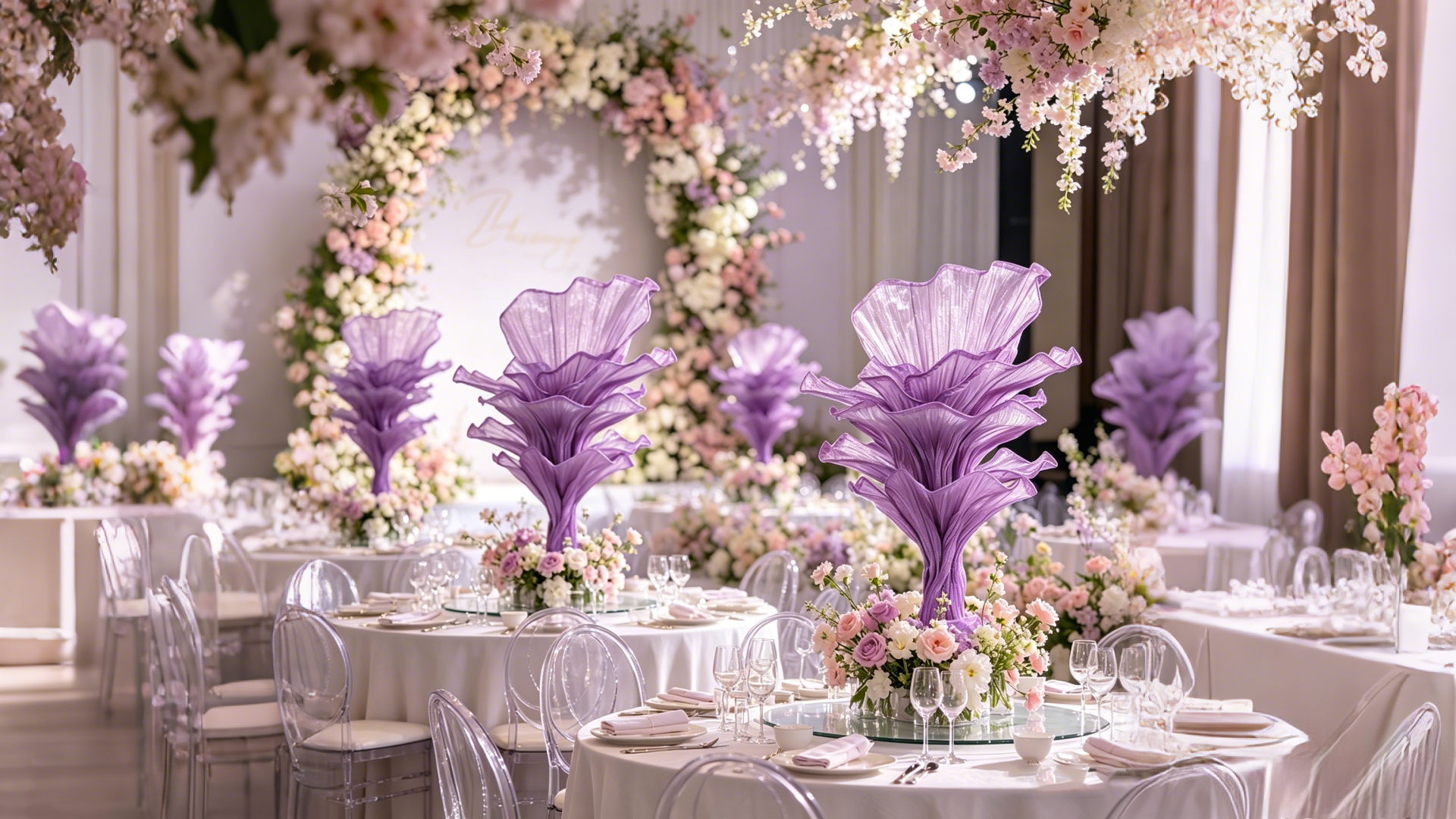 How to Choose Fabric Flowers for Wedding Table Centerpieces