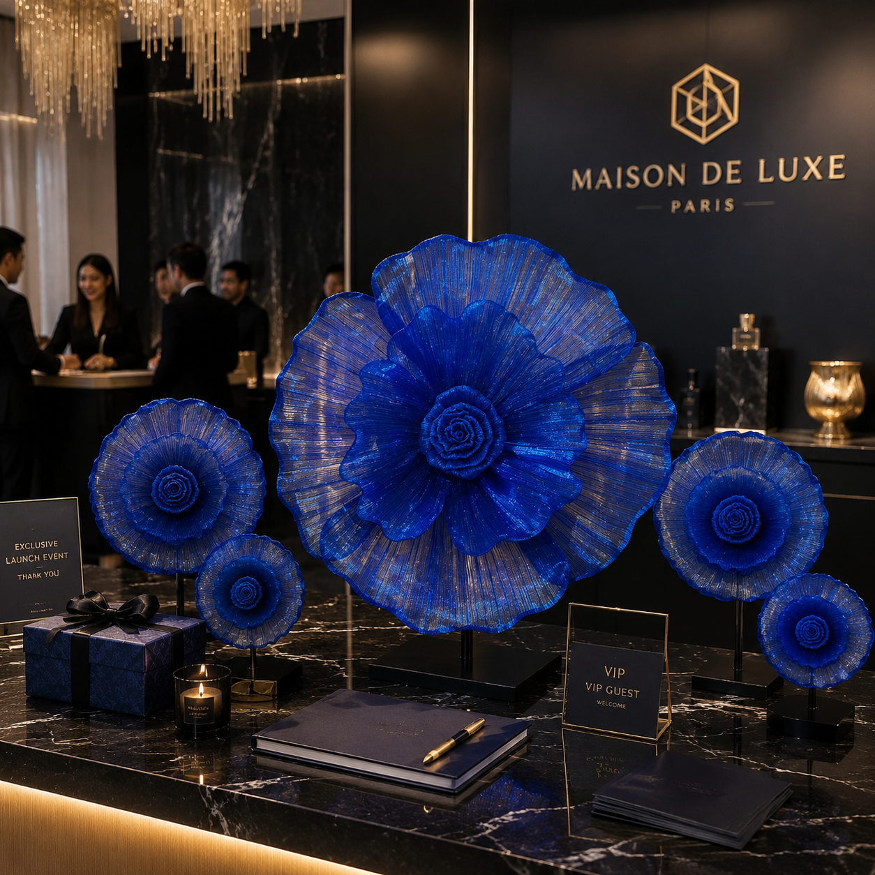 Luxury Blue Wedding Decor: Creating Timeless Elegance Through Floral Design