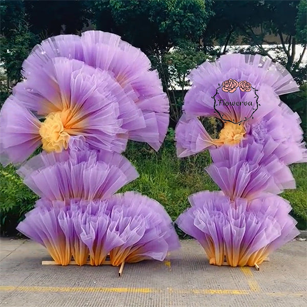 Gradient Color Organza Fabric