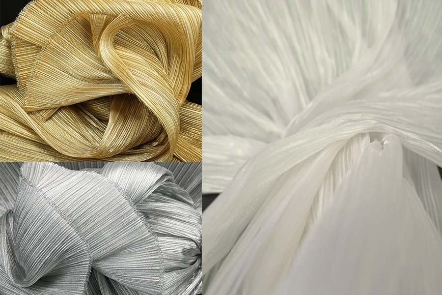 Metal Pearl Texture Fabric