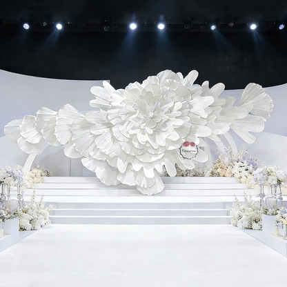 Flowerva "Flowers Blooming on the Clouds" Wedding Art Installation