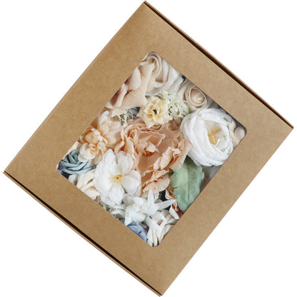 Wedding Flower Box Blue and white roses