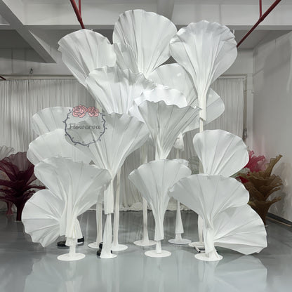 Flowerva Dreamy White Ginkgo Leaf Wedding Decoration(without flowers)