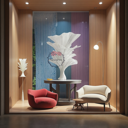 Flowerva "Romantic Light" Table Flower Wedding Decoration/Home Decor