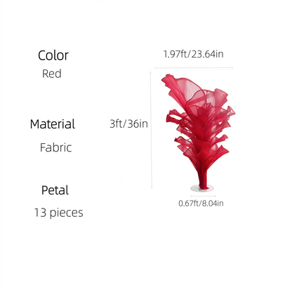 Ensemble de 36 pétales semi-finis