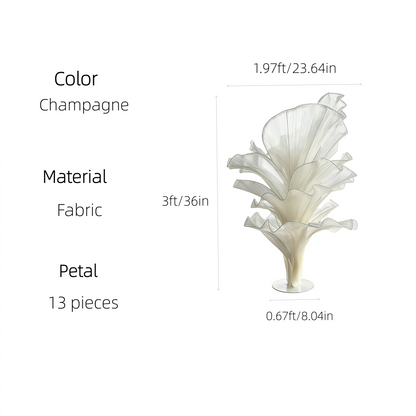 Ensemble de 36 pétales semi-finis