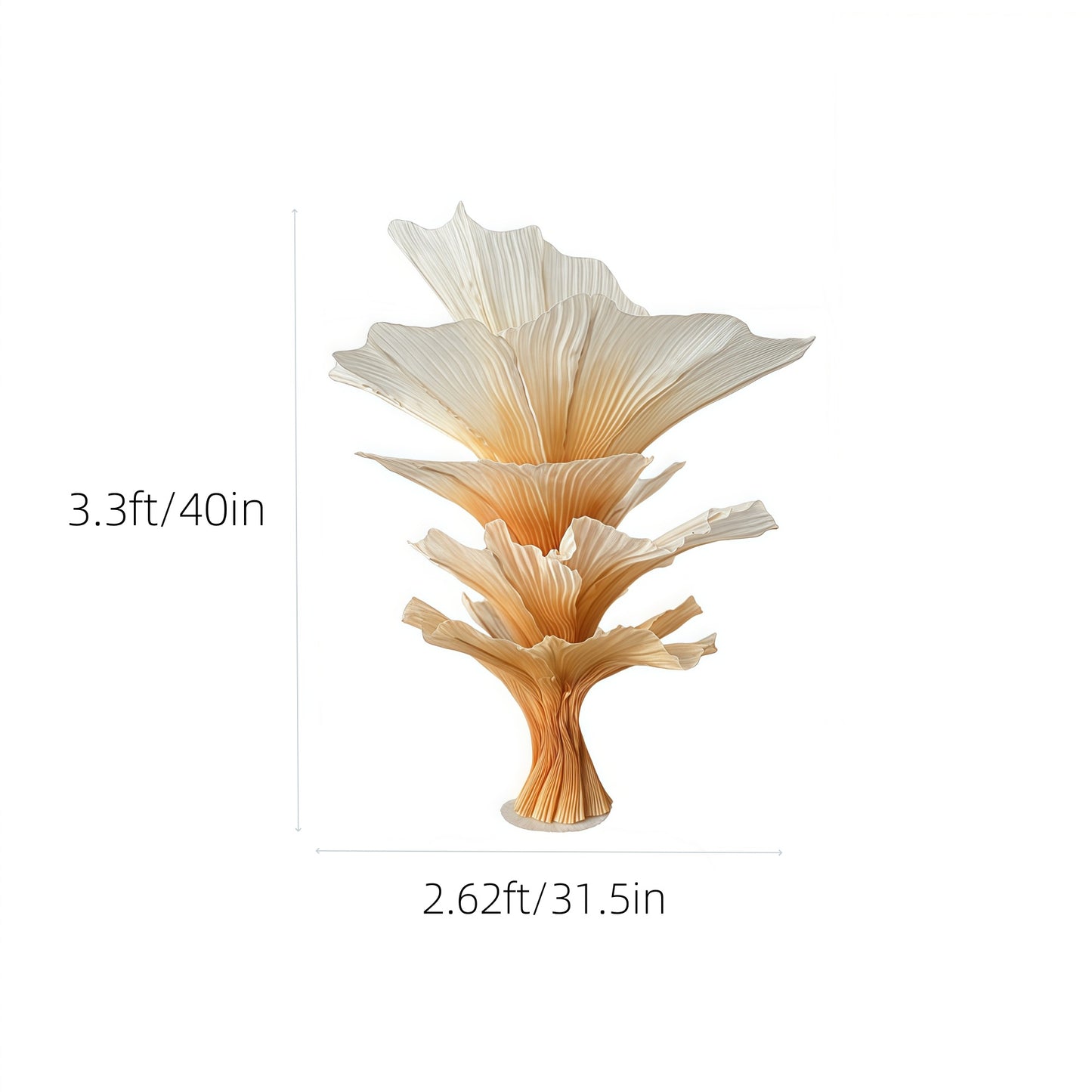 Flowerva Champagne Table Flower Wedding Table Centerpiece